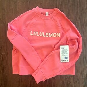 🆕 lululemon scuba oversized pullover *wordmark size xs/s